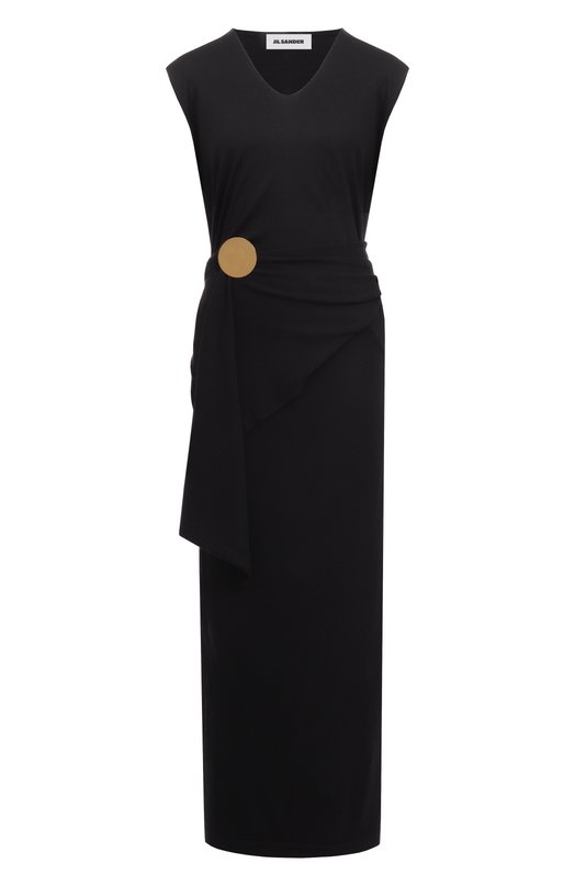 Шерстяное платье Jil Sander J01CT0267/J14828 Чёрный J01CT0267/J14828