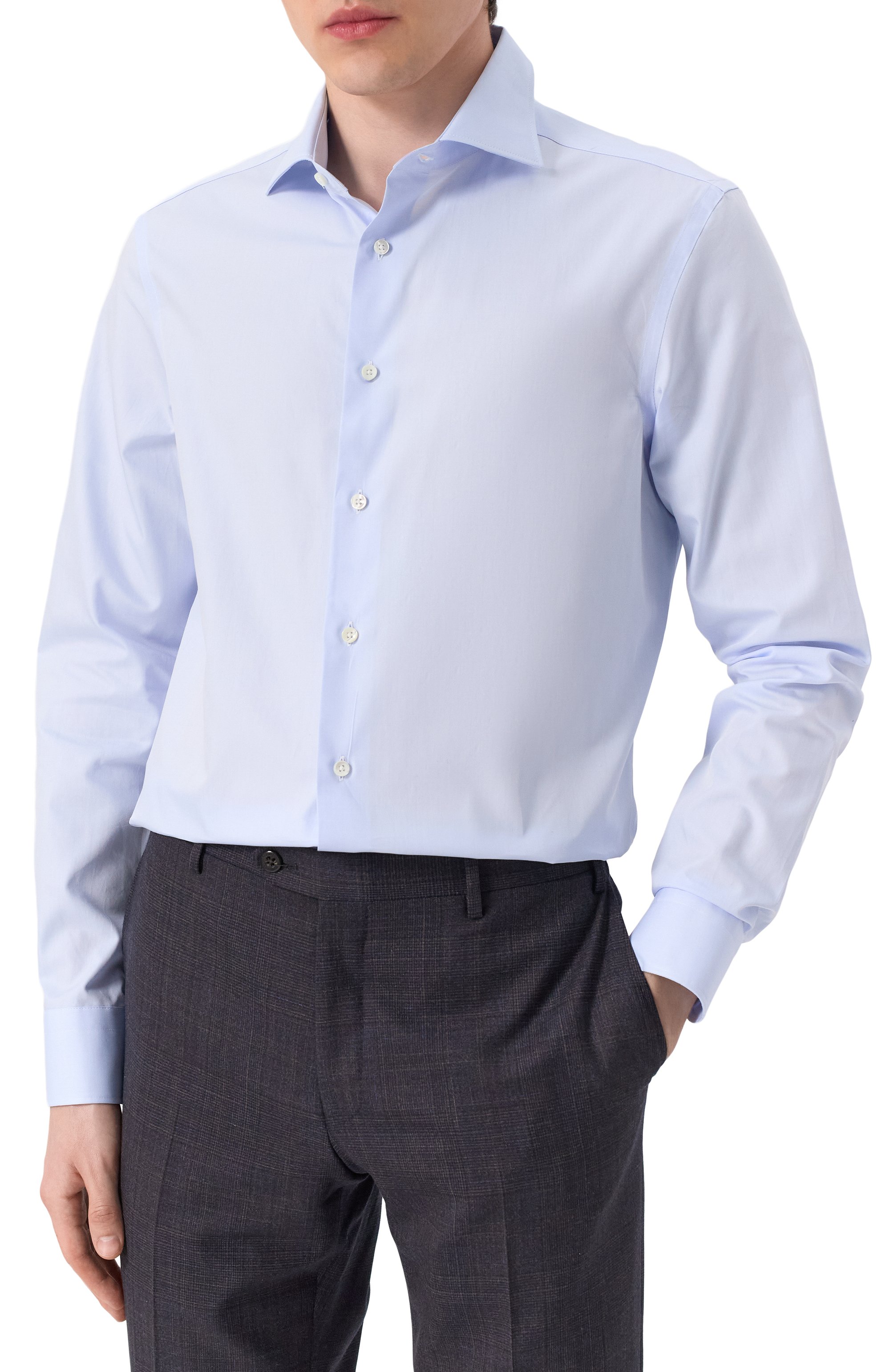 Хлопковая сорочка CANALI, арт. NCLX098/GR03299, фото 3