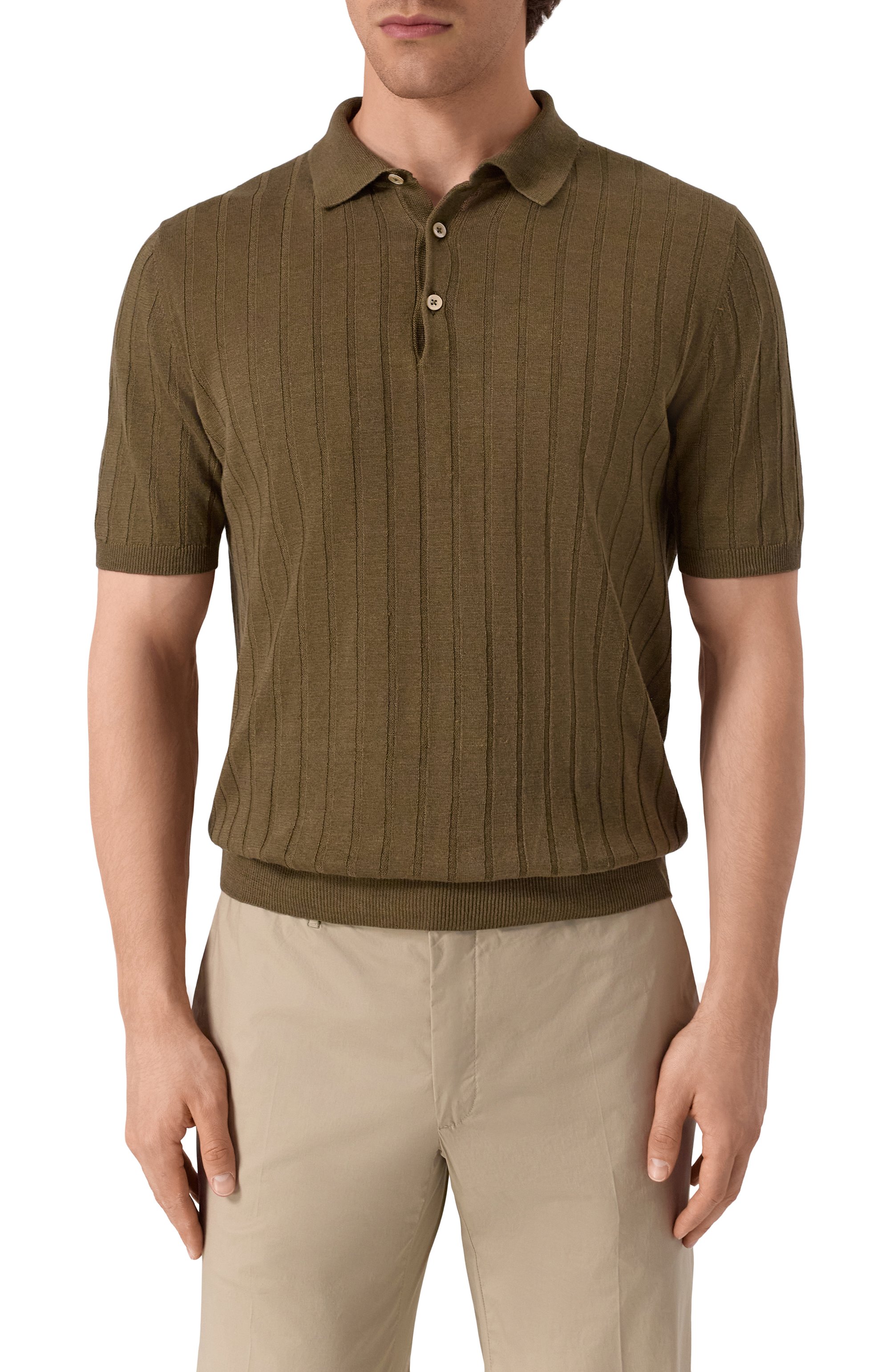 Поло изо льна и хлопка BOGLIOLI, арт. 91303/SB5808, фото 3