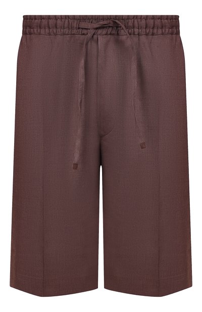 Мужские шорты изо льна и шерсти CORNELIANI, арт. 274555/2718468