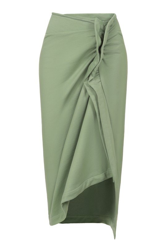 Хлопковая юбка Dries Van Noten 131112/3611 Зелёный 131112/3611