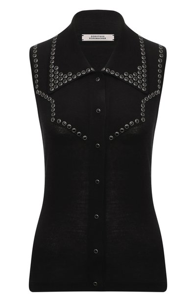 Женский топ из шерсти и хлопка DOROTHEE SCHUMACHER, арт. 610107