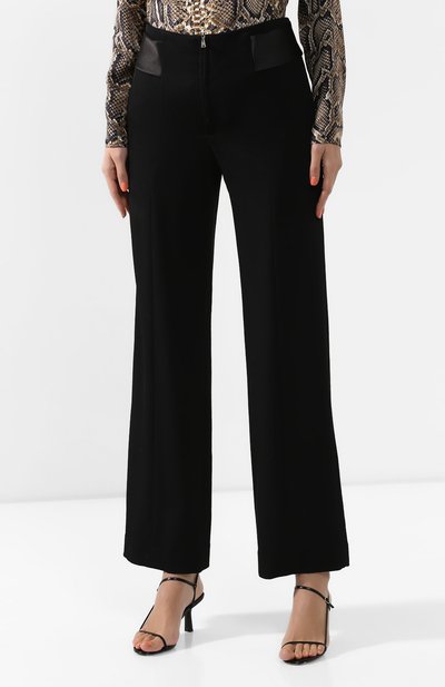 Шерстяные брюки VICTORIA BECKHAM черного цвета по цене 67900 руб., арт. TR TUX 21009B, фото 3 Шерстяные брюки VICTORIA BECKHAM, арт. TR TUX 21009B, фото 3