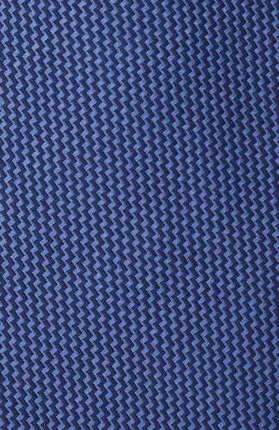 Галстук из шелка и хлопка KITON синего цвета по цене 36050 руб., арт. UCRVKLC03L2101, фото 4 Галстук из шелка и хлопка KITON, арт. UCRVKLC03L2101, фото 4