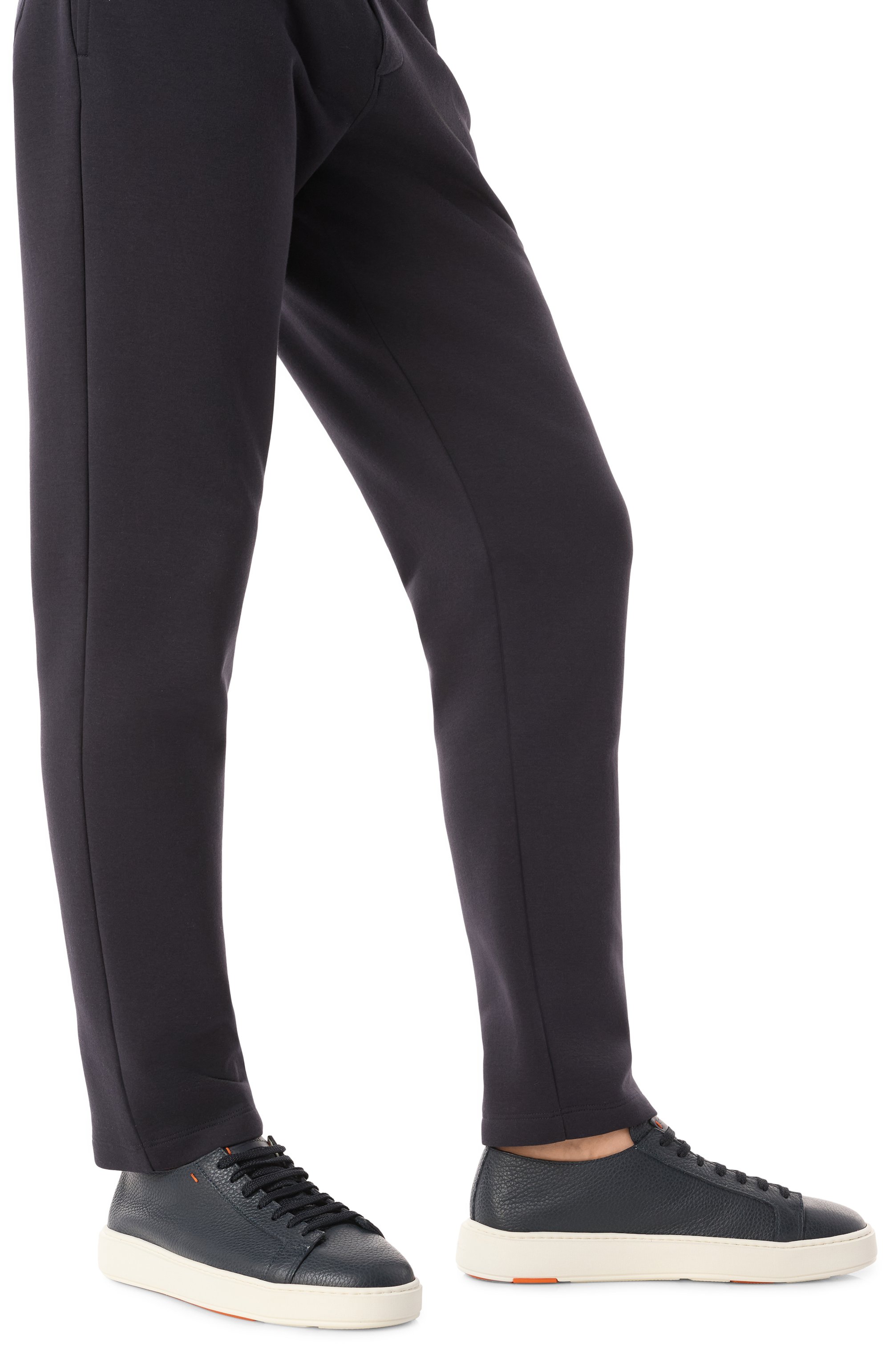 Кожаные кеды cleanic SANTONI, арт. MBCG21430BARCMMD, фото 3