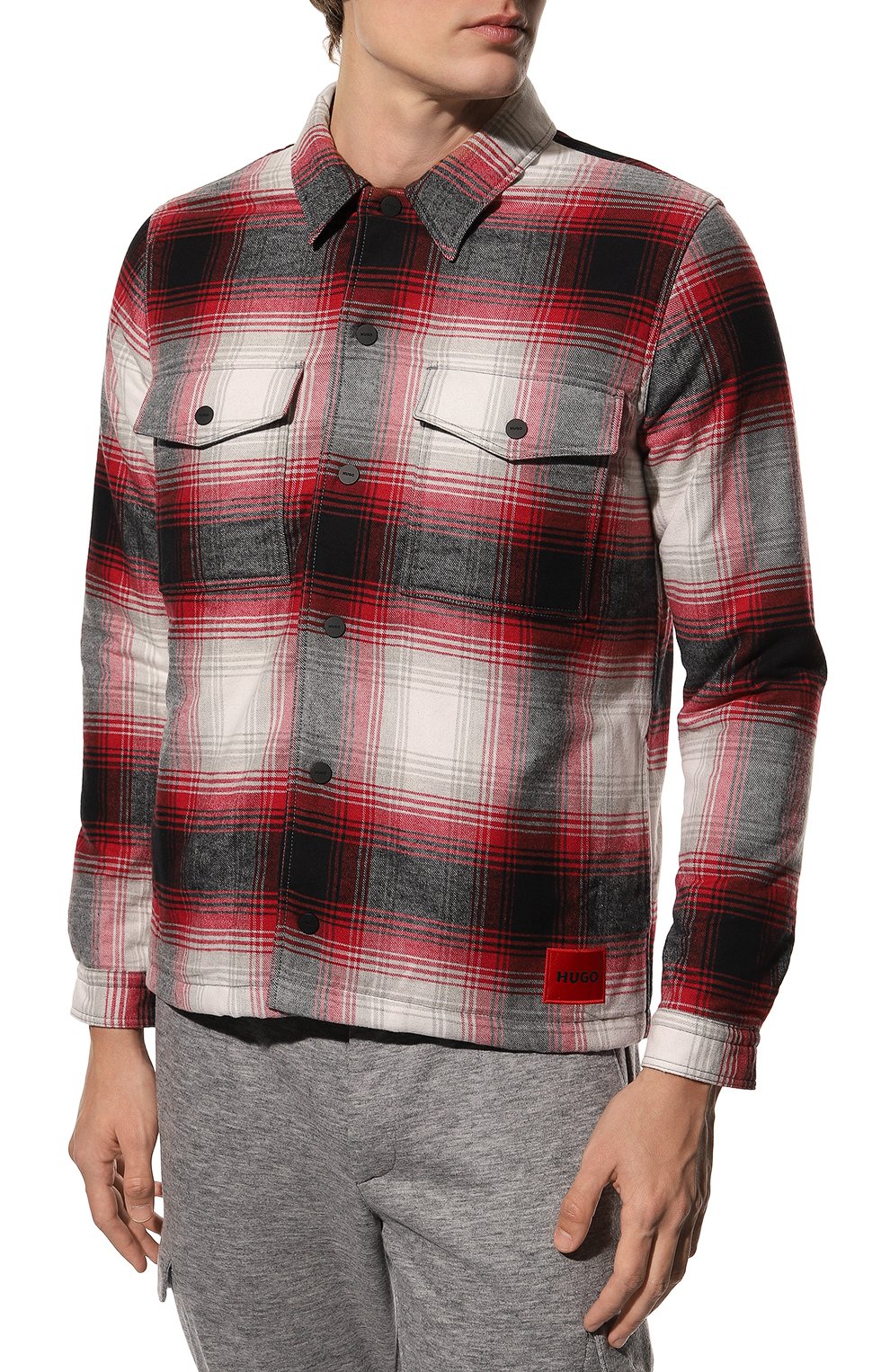 Хлопковая рубашка HUGO, арт. 50478555, фото 3