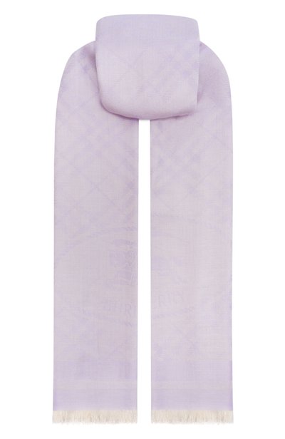 Женский шарф из кашемира и шелка BURBERRY, арт. 8130654