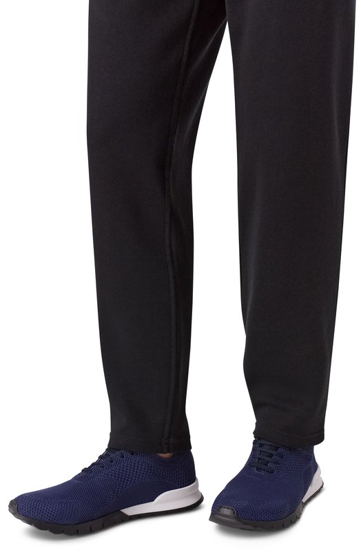 Текстильные кроссовки Kiton USSFITSN0080902 Синий  USSFITSN0080902 Фото 3