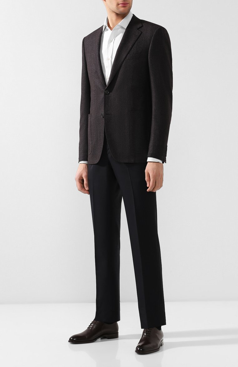 Хлопковая сорочка с воротником кент RALPH LAUREN, арт. 790708717, фото 1