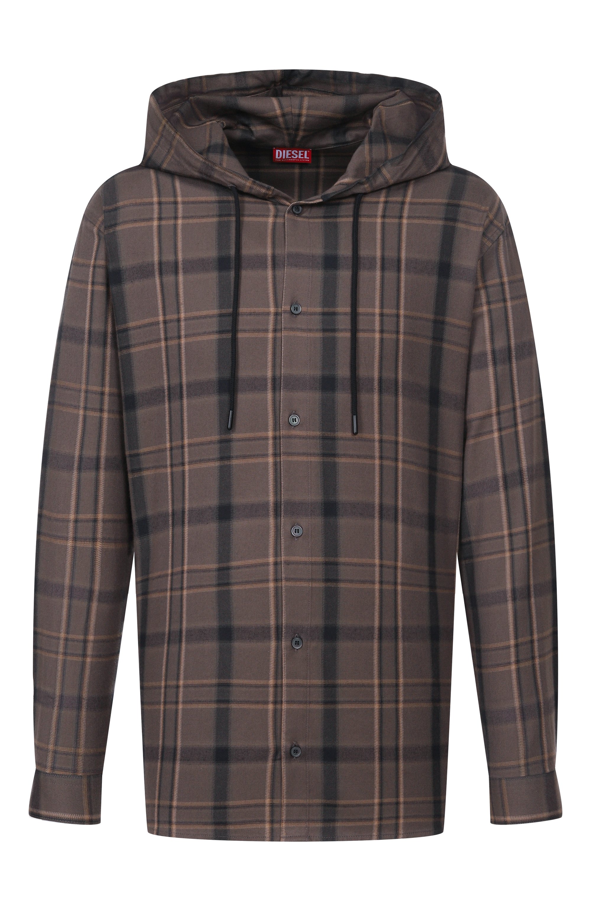 Рубашка из хлопка и вискозы DIESEL, арт. A20068/0BKBT, фото 1