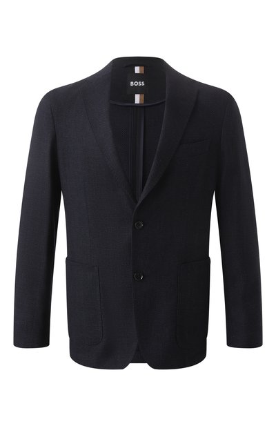 Мужской пиджак из хлопка и вискозы BOSS, арт. 50538028