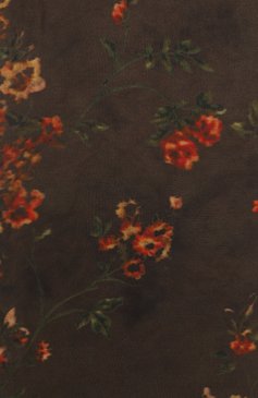 Женский шарф UMA WANG коричневого цвета, арт. UA0233 | Фото 4 (Материал сплава: Проставлено; Нос: Не проставлено; Материал: Текстиль)