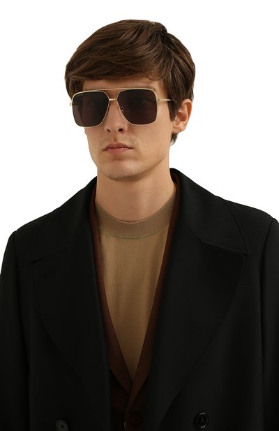 Солнцезащитные очки GUCCI коричневого цвета по цене 53100 руб., арт. GG1099SA 003, фото 3 Солнцезащитные очки GUCCI, арт. GG1099SA 003, фото 3