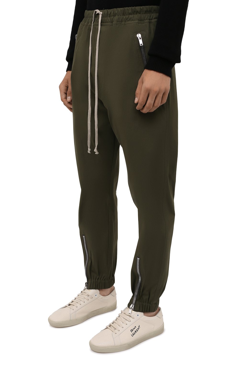 Хлопковые джоггеры RICK OWENS, арт. RU02A5370/TE, фото 3