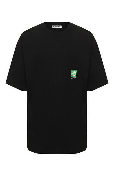 Женская хлопковая футболка BALENCIAGA, арт. 594599/THV63