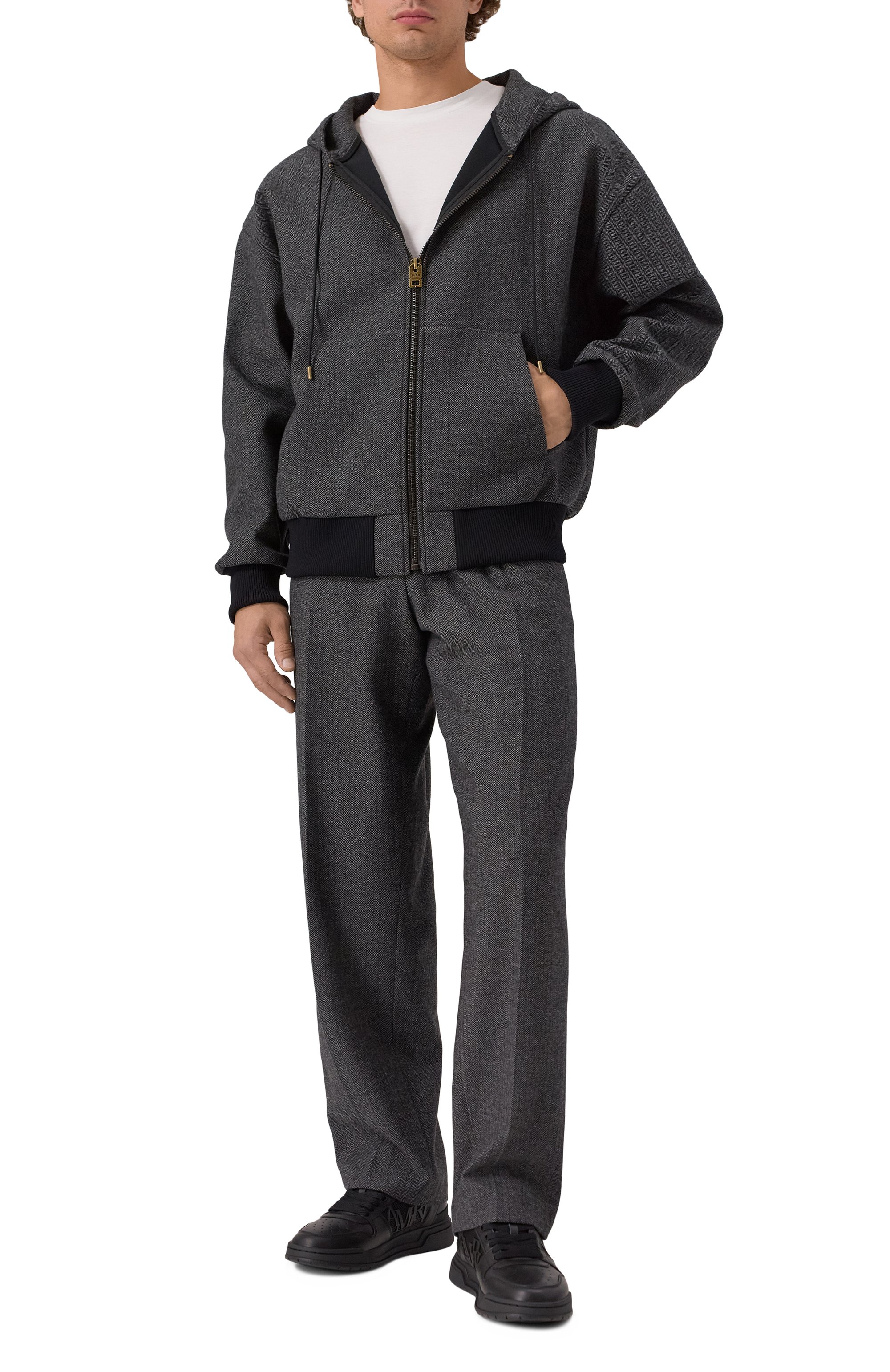 Кожаные кеды classic AMIRI, арт. AMF0SR1158, фото 2