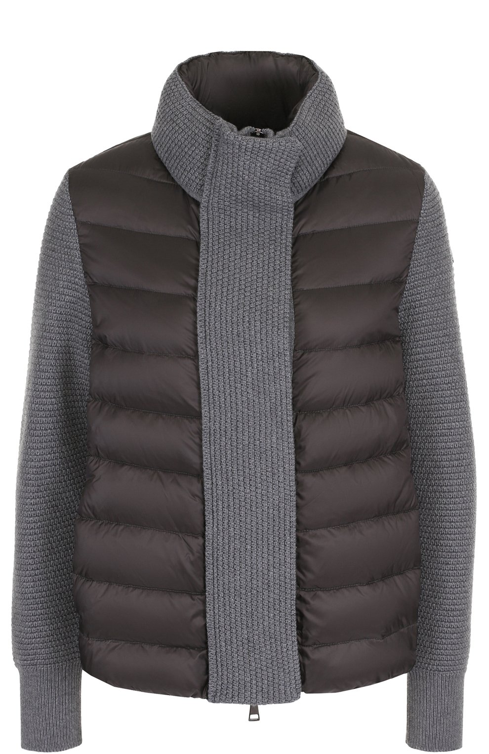 Пуховик с шерстяными рукавами MONCLER, арт. C2-093-94534-00-98124, фото 1
