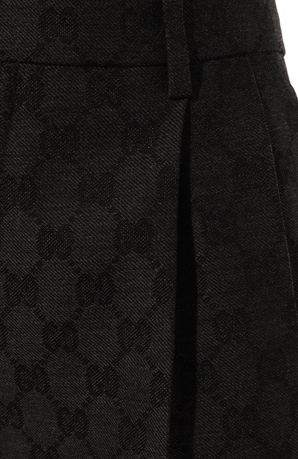 Шерстяные брюки GUCCI темно-серого цвета по цене 176500 руб., арт. 715693/ZAKF8, фото 5 Шерстяные брюки GUCCI, арт. 715693/ZAKF8, фото 5