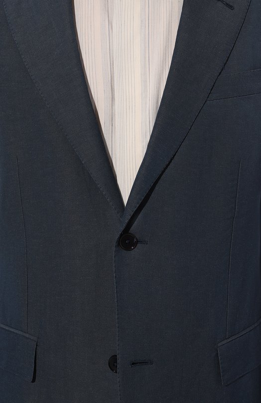 Шерстяной пиджак Zegna 576500A5/10FT207 Синий  576500A5/10FT207 Фото 7