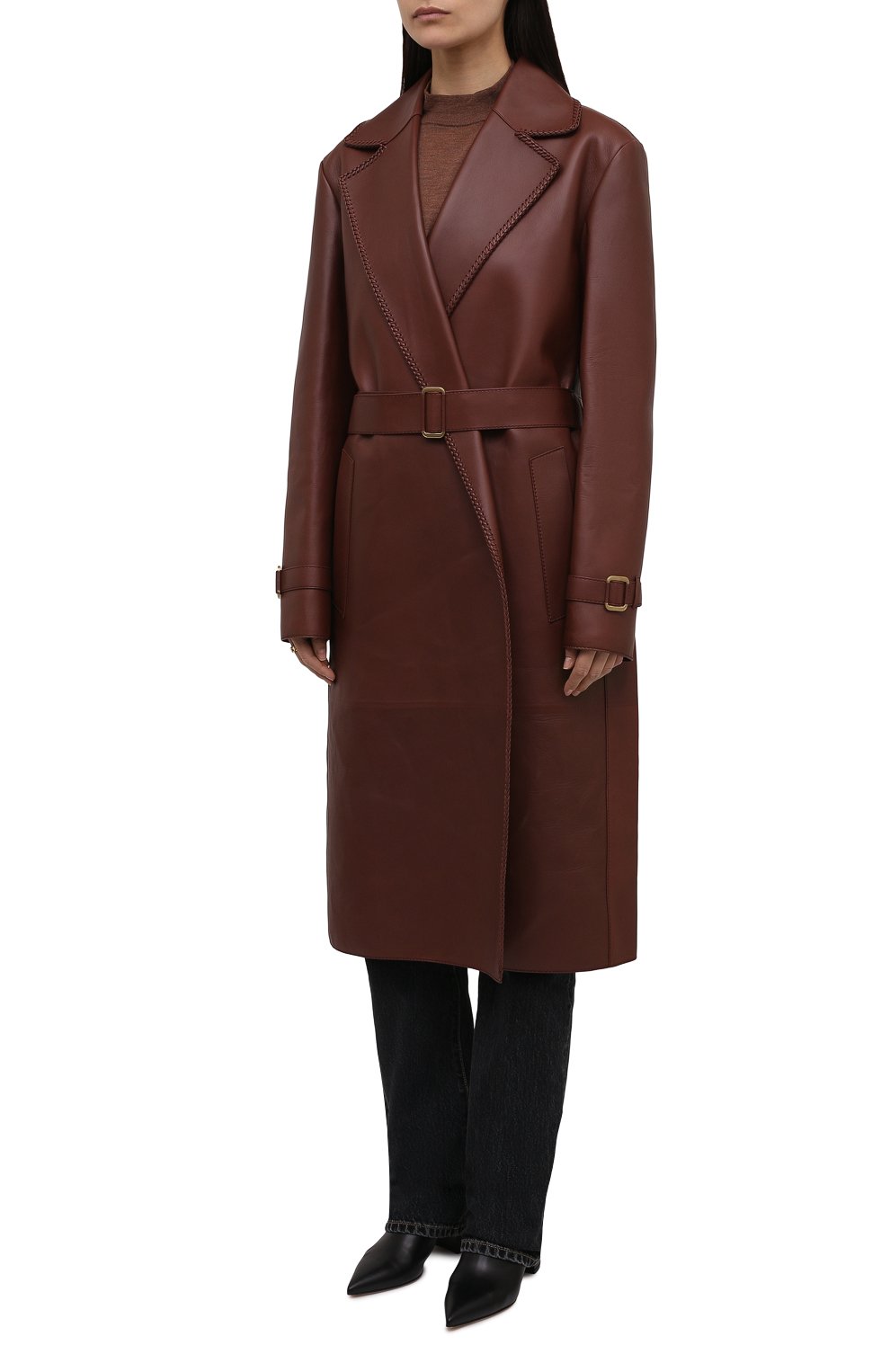 Кожаное пальто LORO PIANA, арт. FAL7297, фото 3
