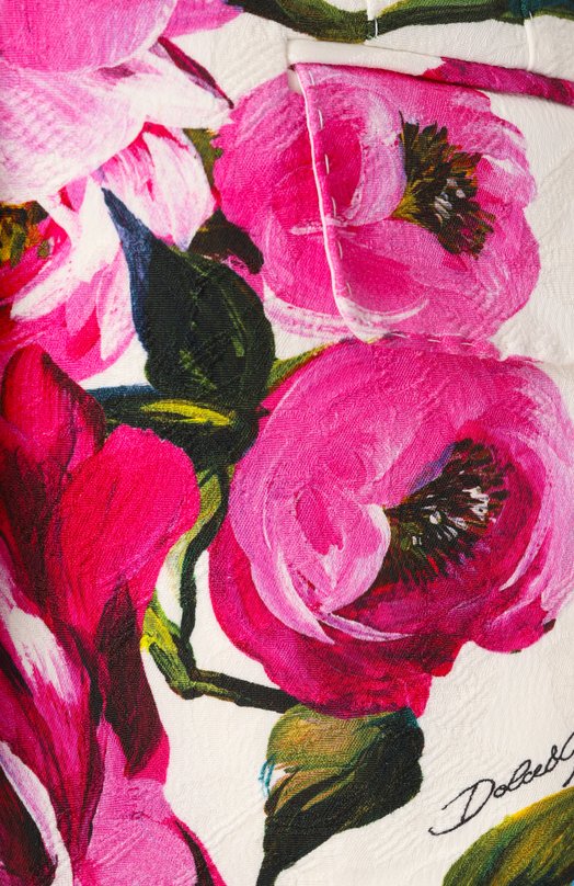 Хлопковый жакет Dolce & Gabbana F29UCT/FSFN9 Разноцветный  F29UCT/FSFN9 Фото 6