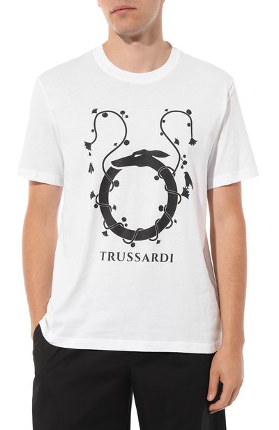 Хлопковая футболка TRUSSARDI, арт. 52T00751-1T005381, фото 3