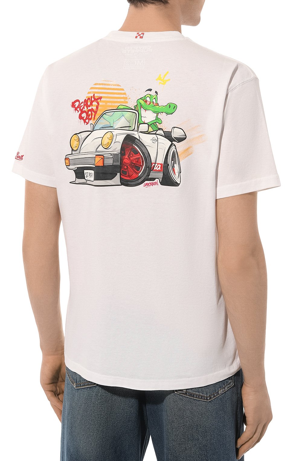Хлопковая футболка MC2 SAINT BARTH, арт. STBM TSHIRT MAN/TSHM001/02203B, фото 4