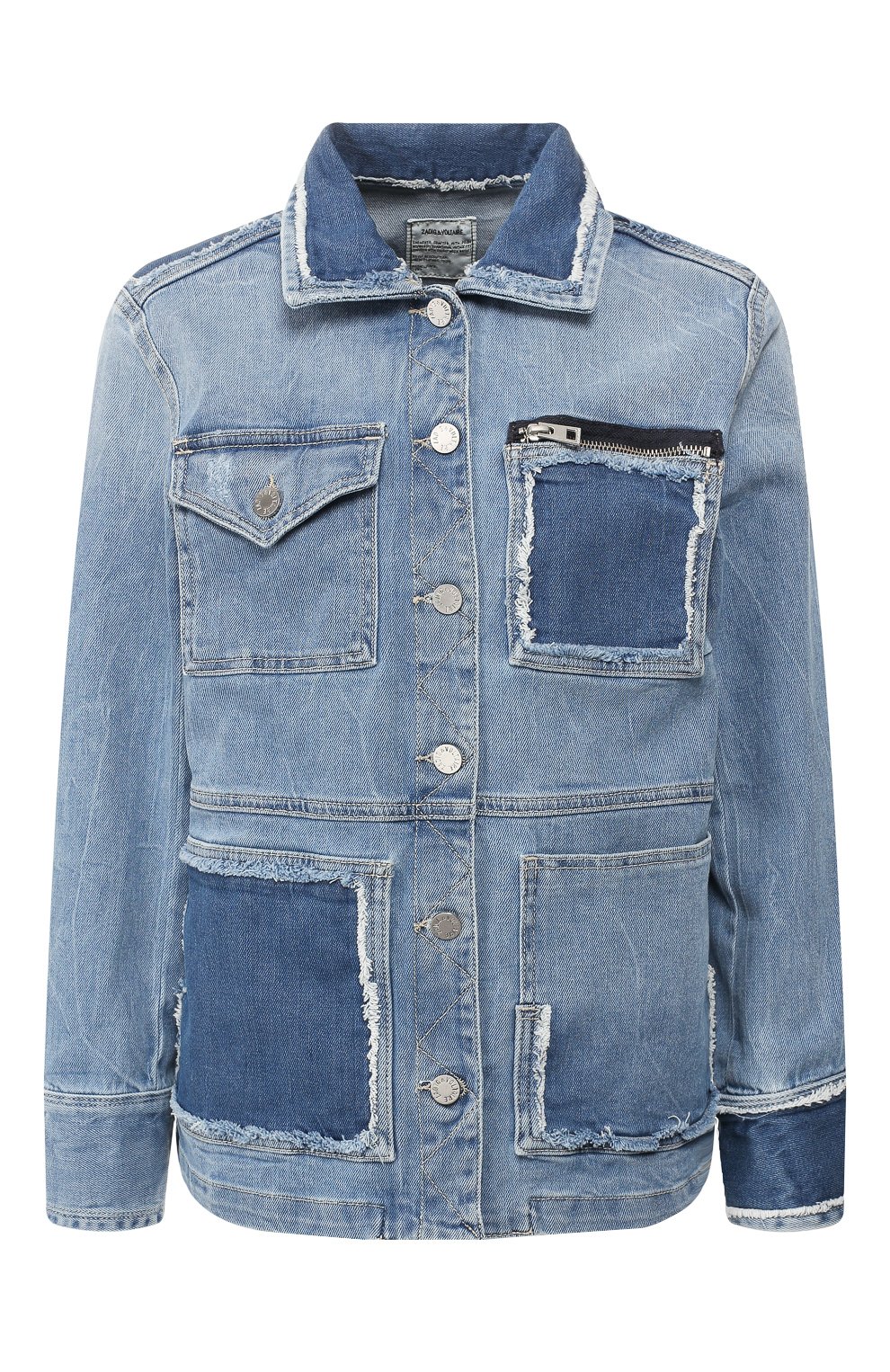 Джинсовая куртка ZADIG AND VOLTAIRE, арт. SGCA3402F, фото 1