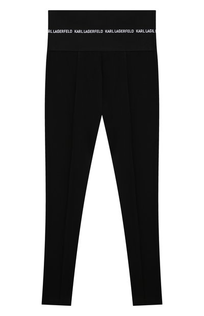 Леггинсы из вискозы KARL LAGERFELD KIDS, арт. Z14165, фото 1