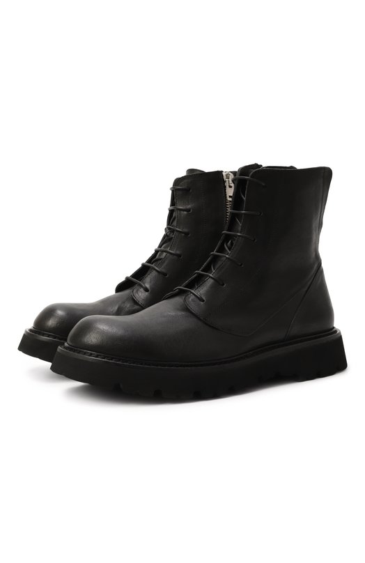 Кожаные ботинки Mattia Capezzani M2508/KURNI. Чёрный M2508/KURNI.