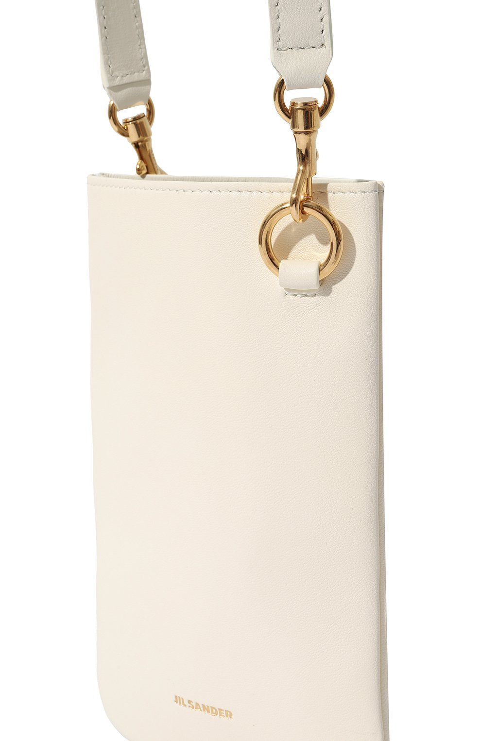Сумка link JIL SANDER белого цвета по цене 61750 руб., арт. J06WG0004-P4874, фото 3 Сумка link JIL SANDER, арт. J06WG0004-P4874, фото 3