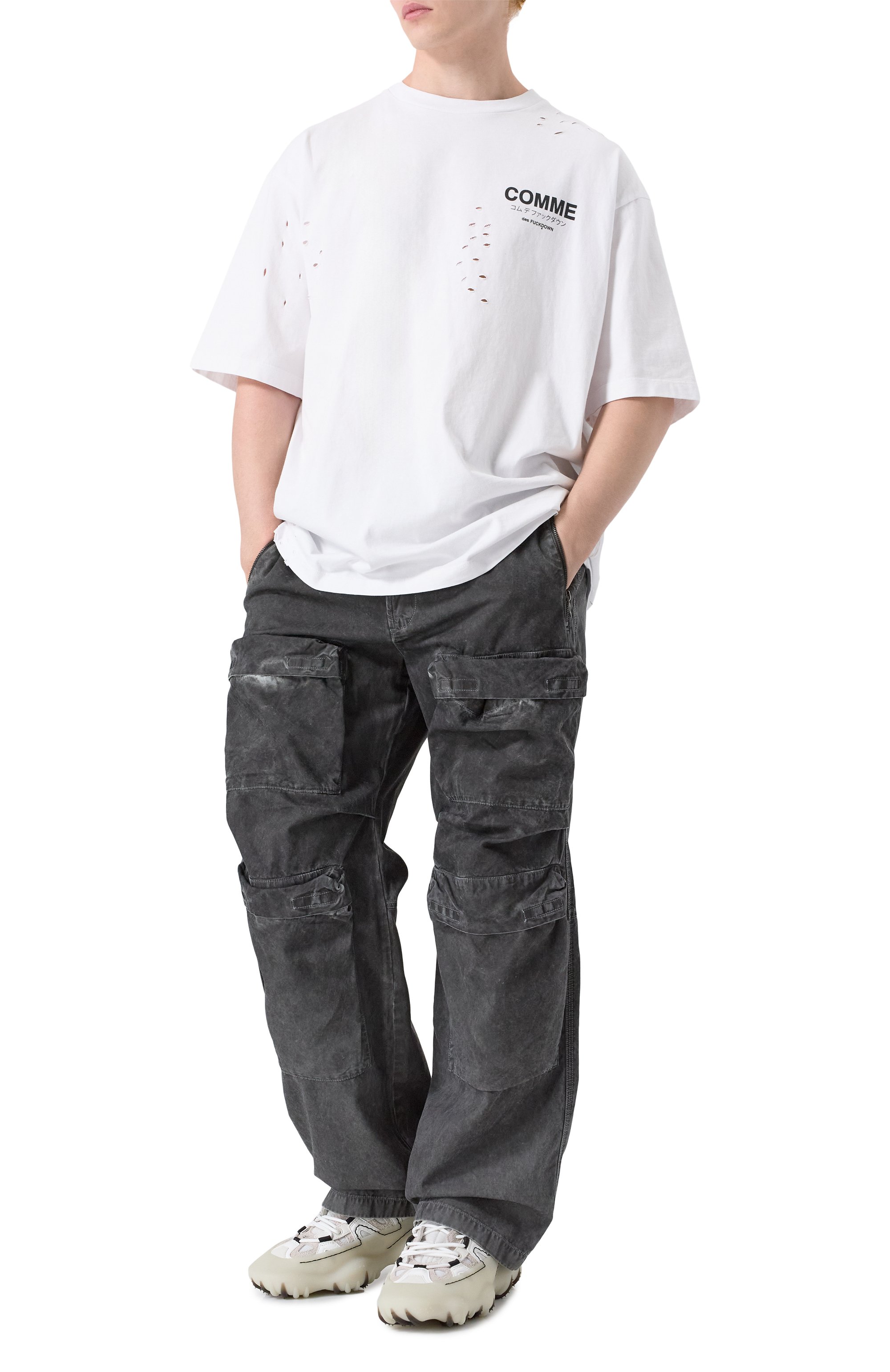 Хлопковые брюки-карго DIESEL, арт. A14759/0NJBP, фото 2