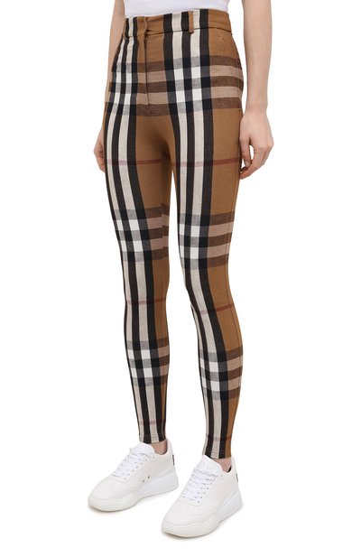 Брюки из вискозы и шелка BURBERRY, арт. 4566766, фото 3
