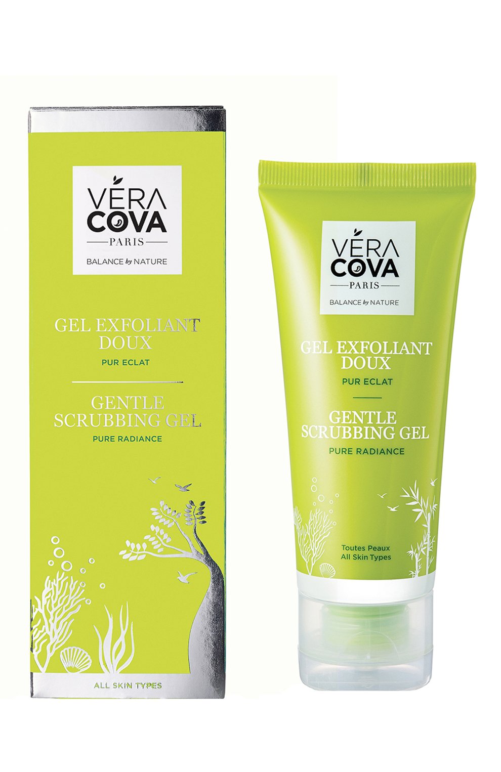Нежный гель-эксфолиант сияние с морскими минералами и экстрактом зеленого чая (80ml) VERACOVA, арт. 3770006076077, фото 3