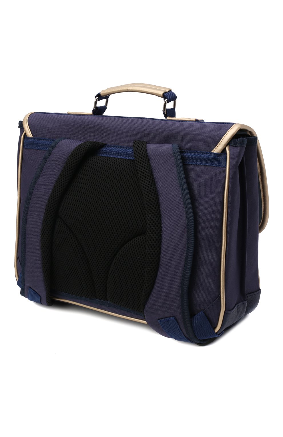 Портфель CARAMEL ET CIE синего цвета по цене 17860 руб., арт. MSA06_2004, фото 2 Портфель CARAMEL ET CIE, арт. MSA06_2004, фото 2