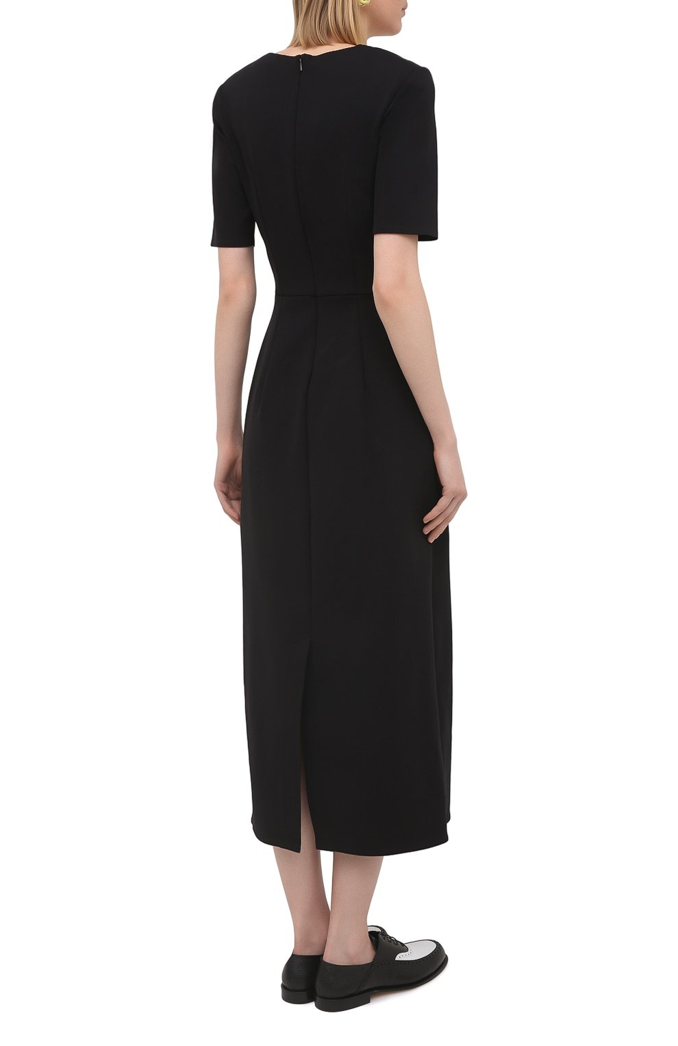 Платье THE ROW черного цвета по цене 97600 руб., арт. 5730K106, фото 4 Платье THE ROW, арт. 5730K106, фото 4