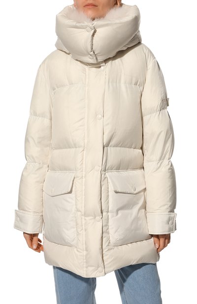 Пуховик YS ARMY PARIS белого цвета по цене 122500 руб., арт. 22WFM04583M07W, фото 3 Пуховик YS ARMY PARIS, арт. 22WFM04583M07W, фото 3