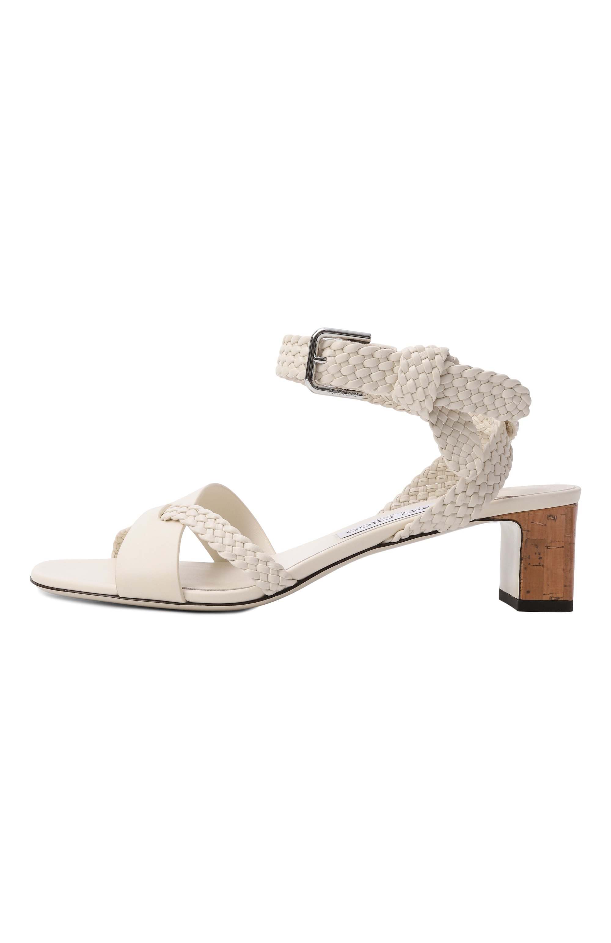 Кожаные босоножки rori 45 JIMMY CHOO, арт. R0RI 45/ZKI, фото 4