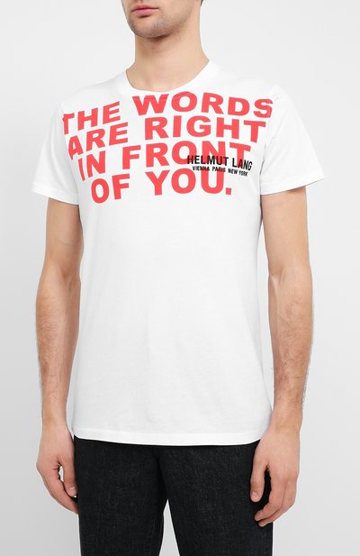 Хлопковая футболка HELMUT LANG, арт. K05DM527, фото 3