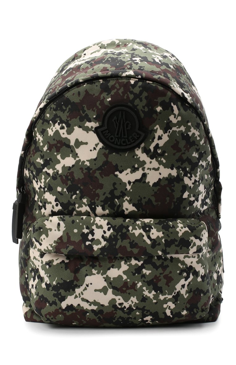 Мужской текстильный рюкзак pierrick MONCLER хаки цвета, арт. F2-09A-5A704-10-02SLJ | Фото 1 (Материал: Текстиль; Размер: large; Стили: Кэжуэл; Нос: Не проставлено)