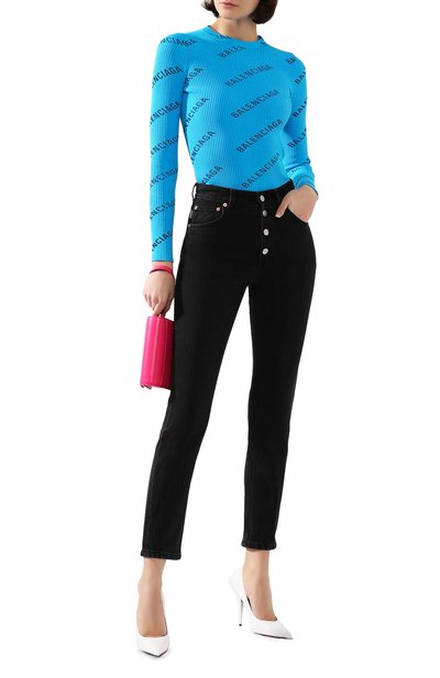 Пуловер с логотипом бренда BALENCIAGA, арт. 570844/T6140, фото 2