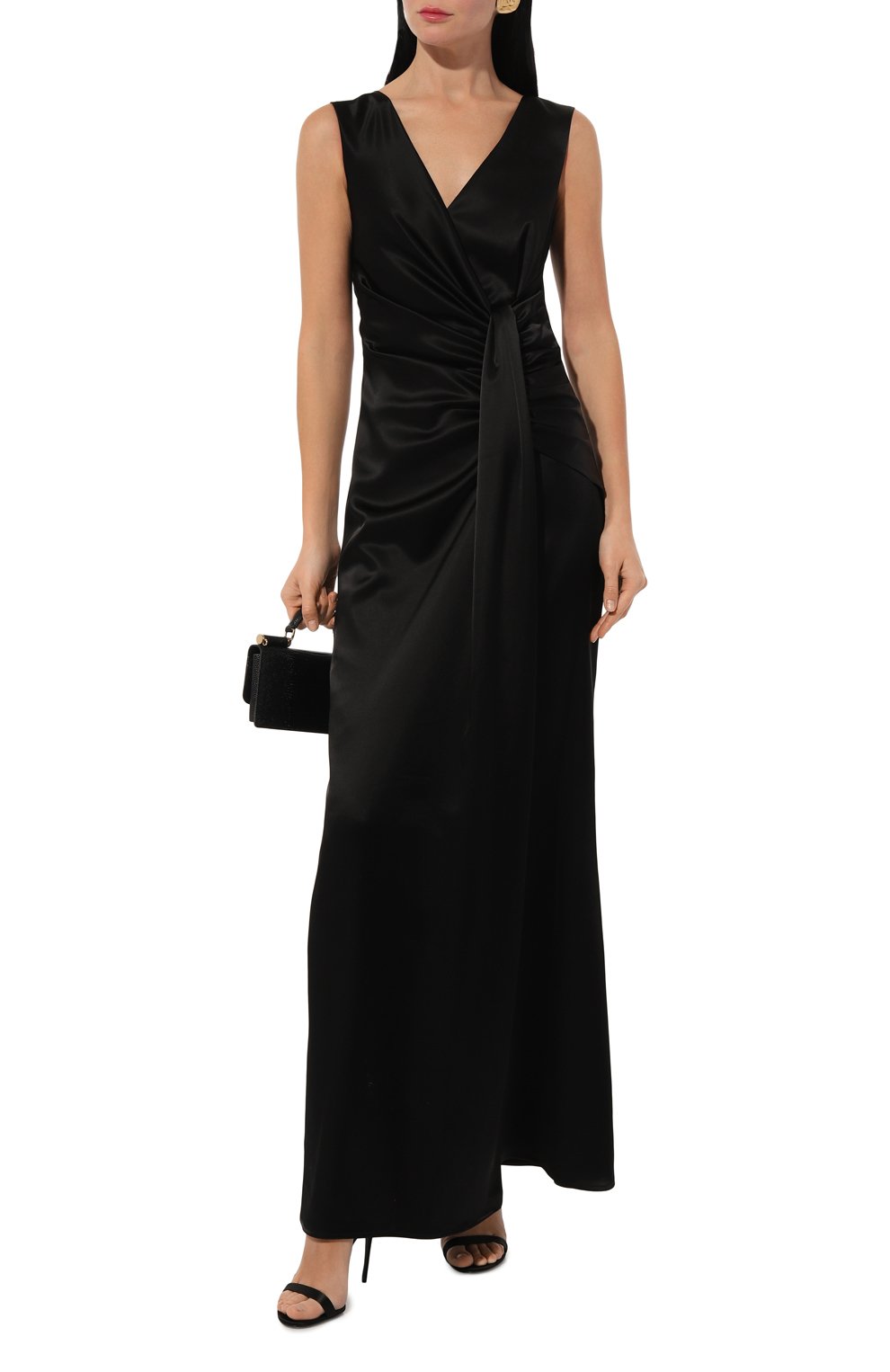 Платье KITON черного цвета по цене 376000 руб., арт. D56327K04S4607, фото 2 Платье KITON, арт. D56327K04S4607, фото 2