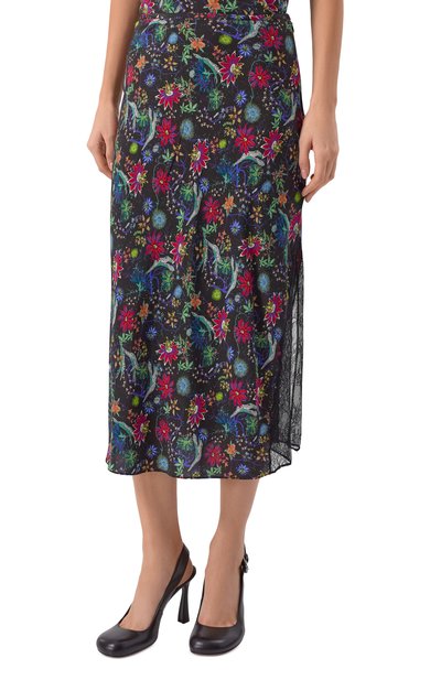 Юбка из вискозы ZADIG AND VOLTAIRE разноцветного цвета по цене 39400 руб., арт. WWSK01640, фото 3 Юбка из вискозы ZADIG AND VOLTAIRE, арт. WWSK01640, фото 3