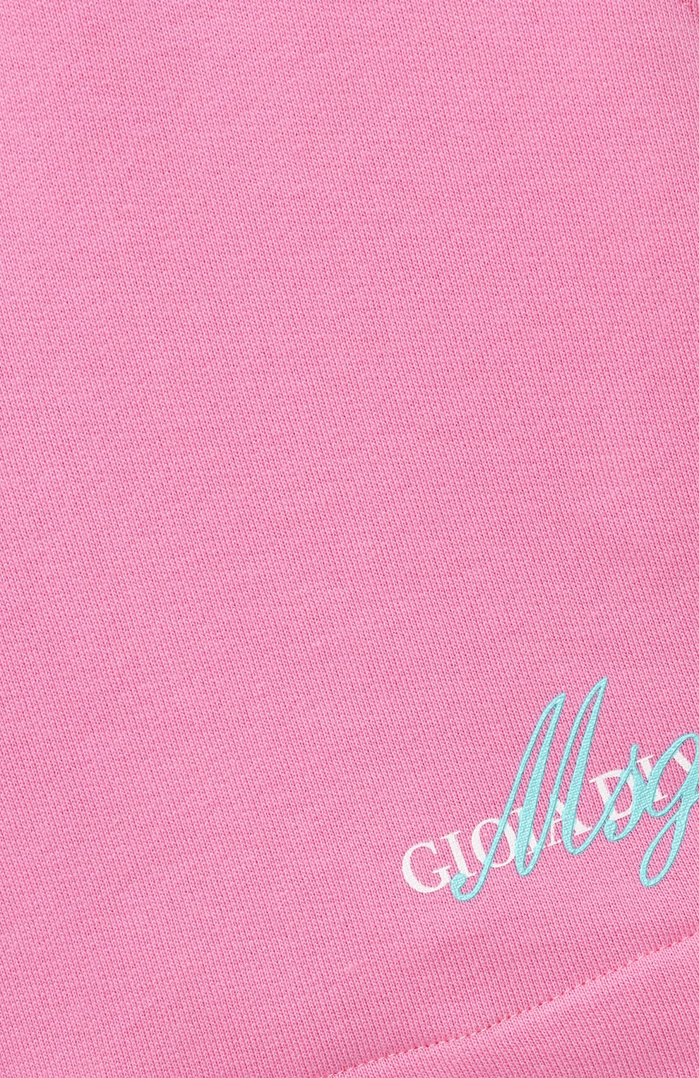 Хлопковые шорты MSGM KIDS, арт. MS026835, фото 3