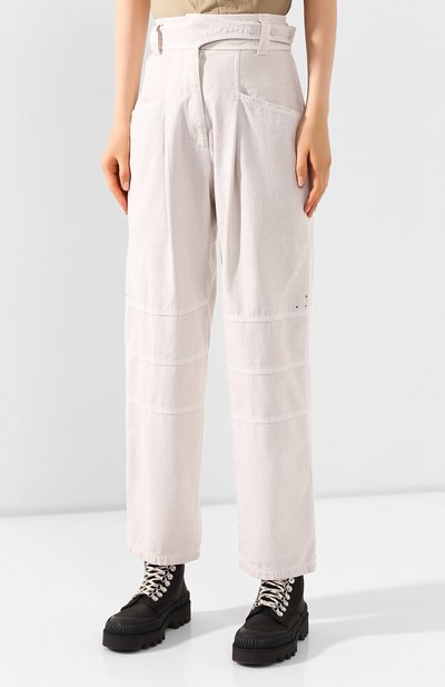 Хлопковые брюки LOW CLASSIC, арт. L0W20SS_PT11BE, фото 3