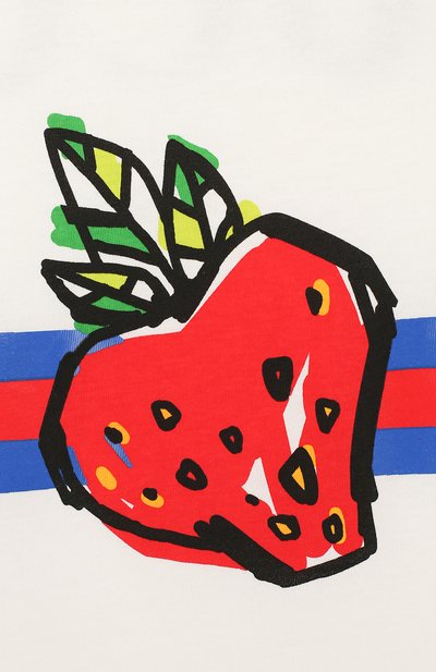 Хлопковая футболка GUCCI, арт. 554879/XJBJD, фото 3