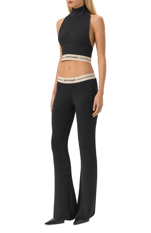 Топ Palm Angels PWHT029F25KNI001 Чёрный  PWHT029F25KNI001 Фото 2