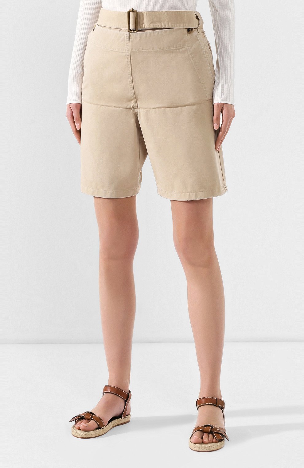 Джинсовые шорты JW ANDERSON бежевого цвета по цене 47950 руб., арт. TR02519A 102/130, фото 3 Джинсовые шорты JW ANDERSON, арт. TR02519A 102/130, фото 3