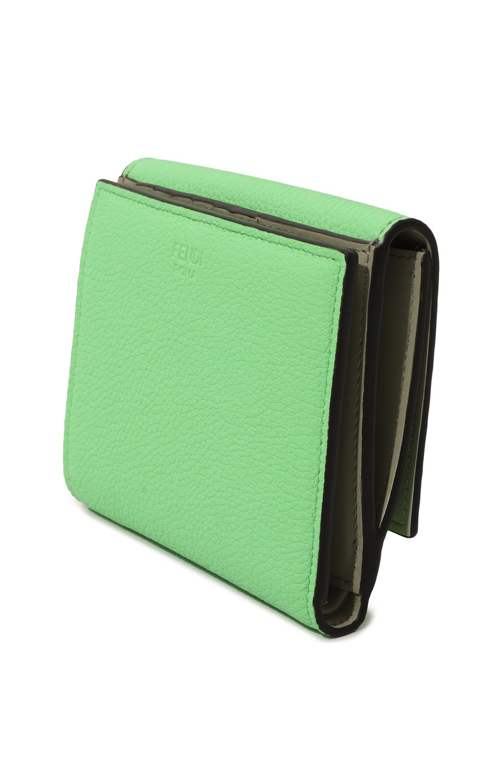 Кожаное портмоне FENDI зеленого цвета по цене 78850 руб., арт. 8M0438/A91B/F1L1C, фото 2 Кожаное портмоне FENDI, арт. 8M0438/A91B/F1L1C, фото 2