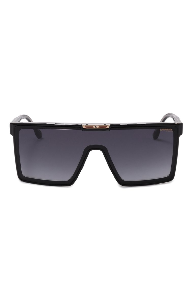 Женские солнцезащитные очки CARRERA черного цвета, арт. VICT0RY C 07 7C5 | Фото 4 (Нос: Не проставлено; Региональные ограничения белый список (Axapta Mercury): Не проставлено; Тип очков: С/з; Материал: Пластик; Кросс-КТ: С/з-унисекс; Очки форма: Маска; Оптика Гендер: оптика-унисекс)